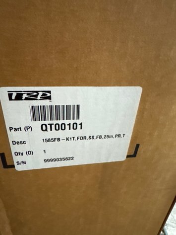 Image for TRP QT00101 25-Inch Stainless Steel Fender Kit