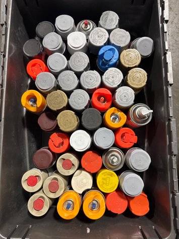 Image for Assorted Rust-Oleum, Krylon & Industrial Aerosol Spray Cans