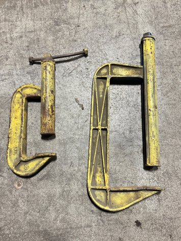 Image for (2) Circle K Deep Throat C-Clamps