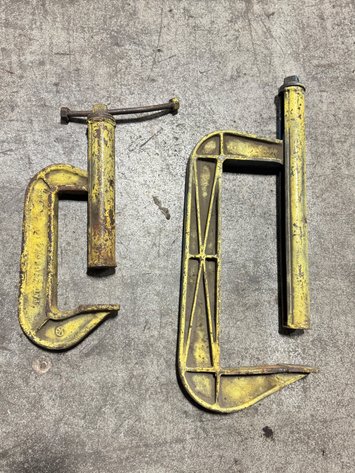 Image for (2) Circle K Deep Throat C-Clamps