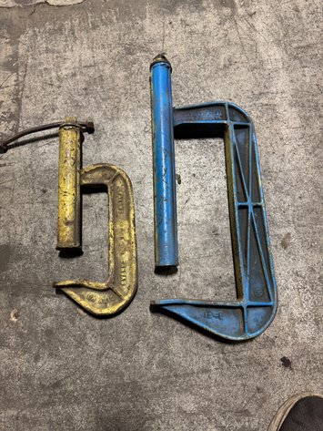Image for (2) Circle K Deep Throat C-Clamps