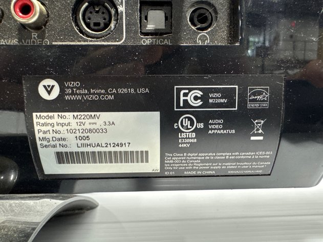 Image for VIZIO M220MV Flat Panel Monitor