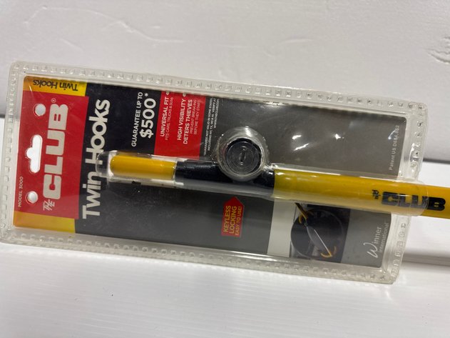 Image for THE CLUB Twin Hooks Steering Wheel Lock Model 3000