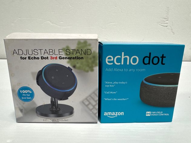 Image for Amazon Echo Dot 3rd Gen and Adjustable Stand