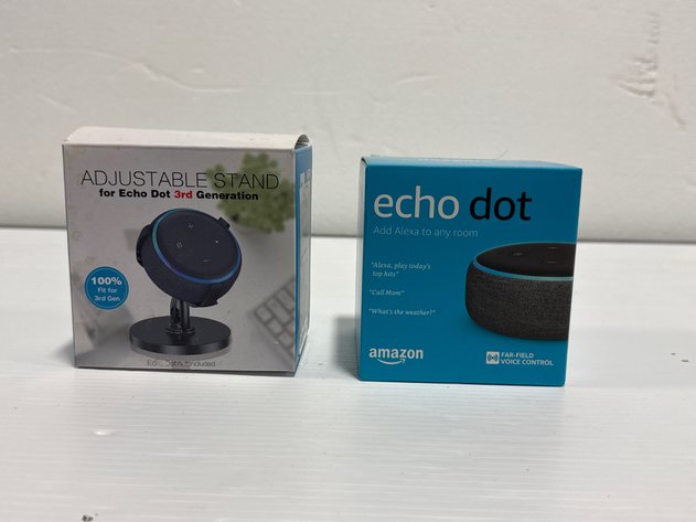 Image for Amazon Echo Dot 3rd Gen and Adjustable Stand