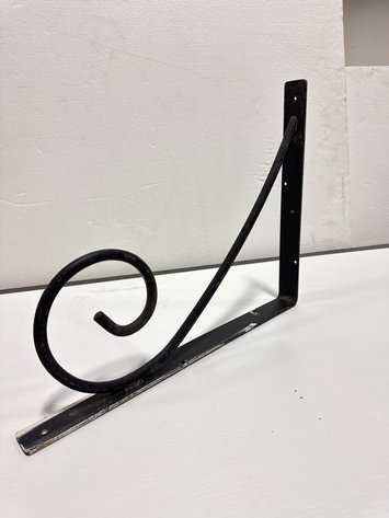 Image for Decorative Scroll Design Metal Shelf Bracket