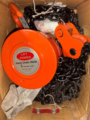Image for LIFT POWER MX3-20FT 3-Ton Hand Chain Hoist
