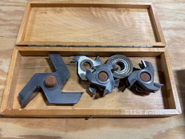Image for 3-Wing Woodworking Shaper Cutters Set