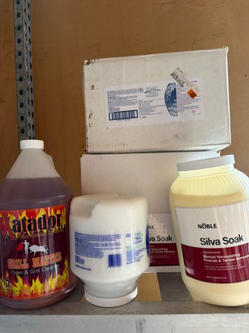 Image for Manual Warewashing Presoak & Tarnish Remover, Grill Master Cleaner & Dish Machine Detergent
