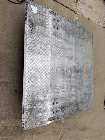 Image for Aluminum Diamond Tread Dock Plate