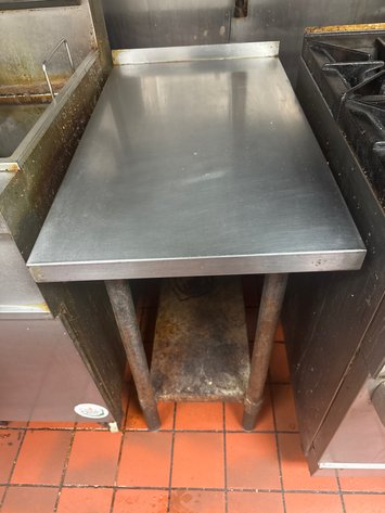 Image for Stainless Steel Table with Undershelf