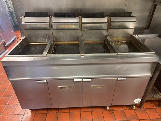 Image for Vulcan 4GR45MF-1 4-Vat Natural Gas Deep Fryer