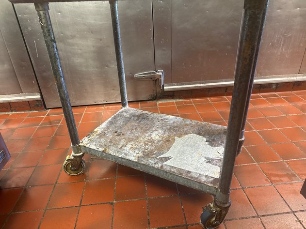 Image for Stainless Steel Commercial Prep Table on Casters