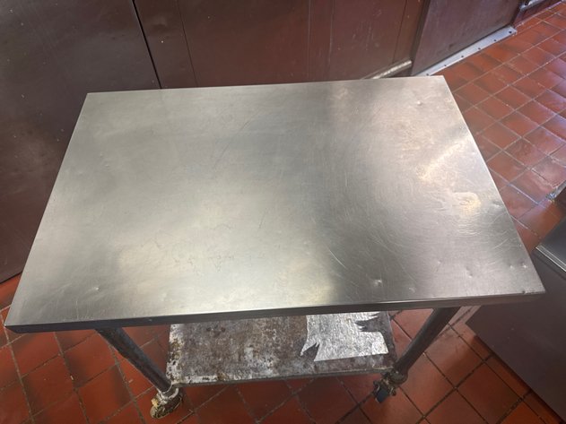 Image for Stainless Steel Commercial Prep Table on Casters