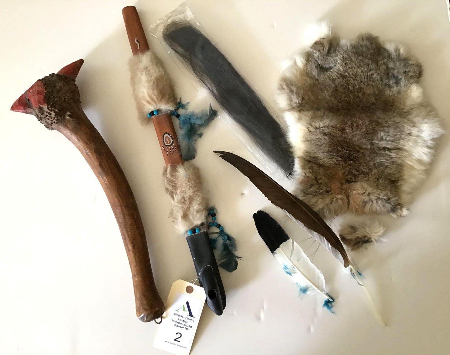 Image for Alderfer Online - Philadelphia, PA: 10-7-19 | Featuring Native American Decoratives & Rugs, Slag Glass Lamps, Electric Guitars, Gun Cabinet & More!