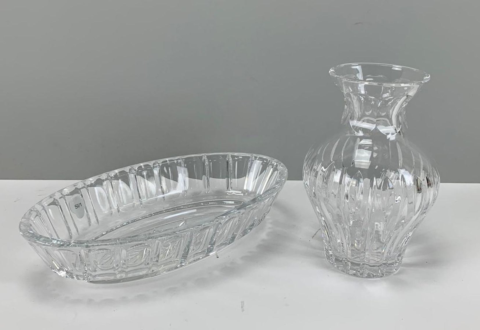 Image for Waterford Crystal Vase and Small Dish