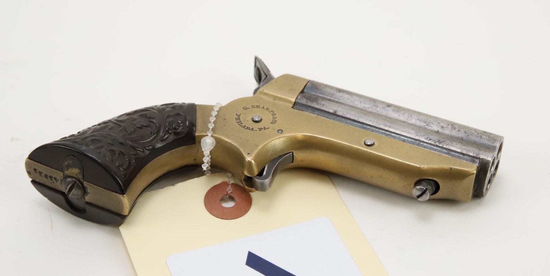 Image for C. Sharps Model 1 four barrel pepperbox pistol.