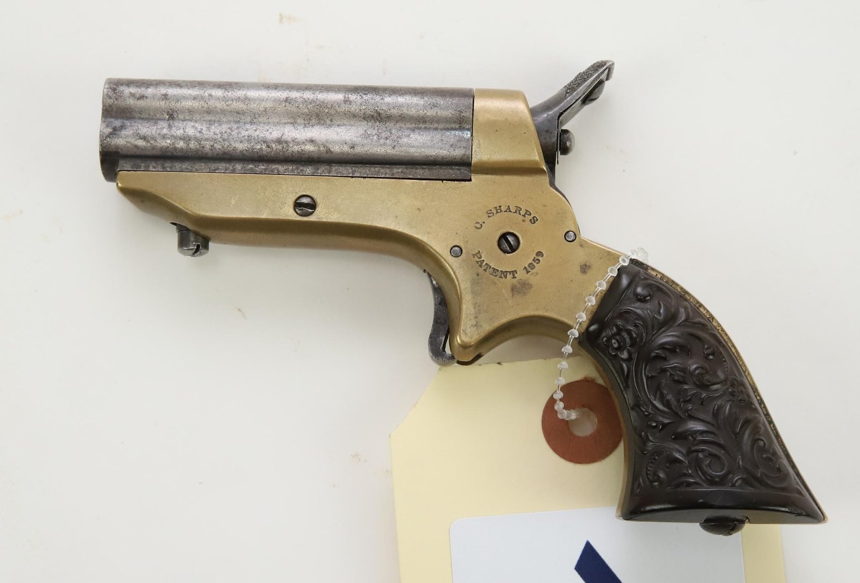 Image for C. Sharps Model 1 four barrel pepperbox pistol.