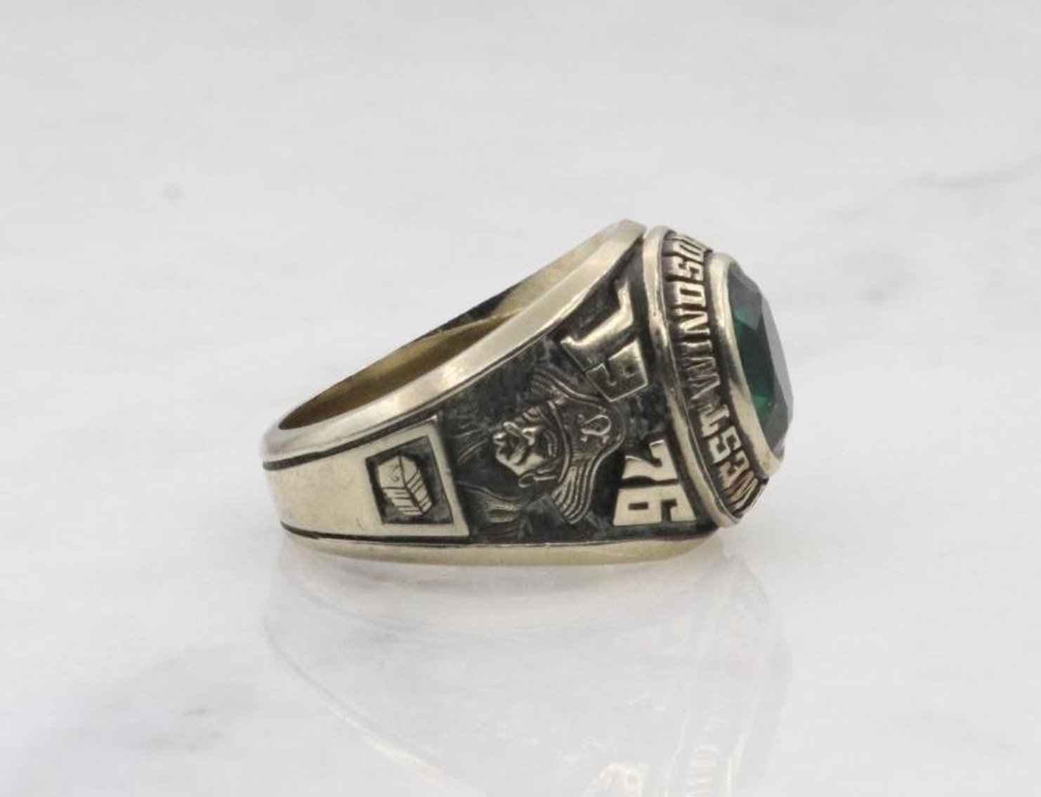 Image for 10KW Gold West Windsor Plainsboro HS 1976 Class Ring