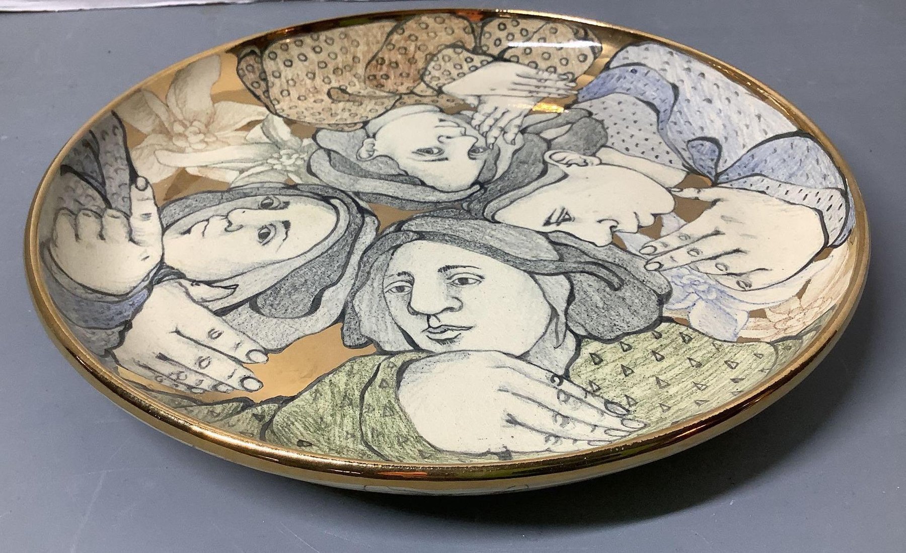 Image for Mary Lou & Edward Higgins Pottery Plate