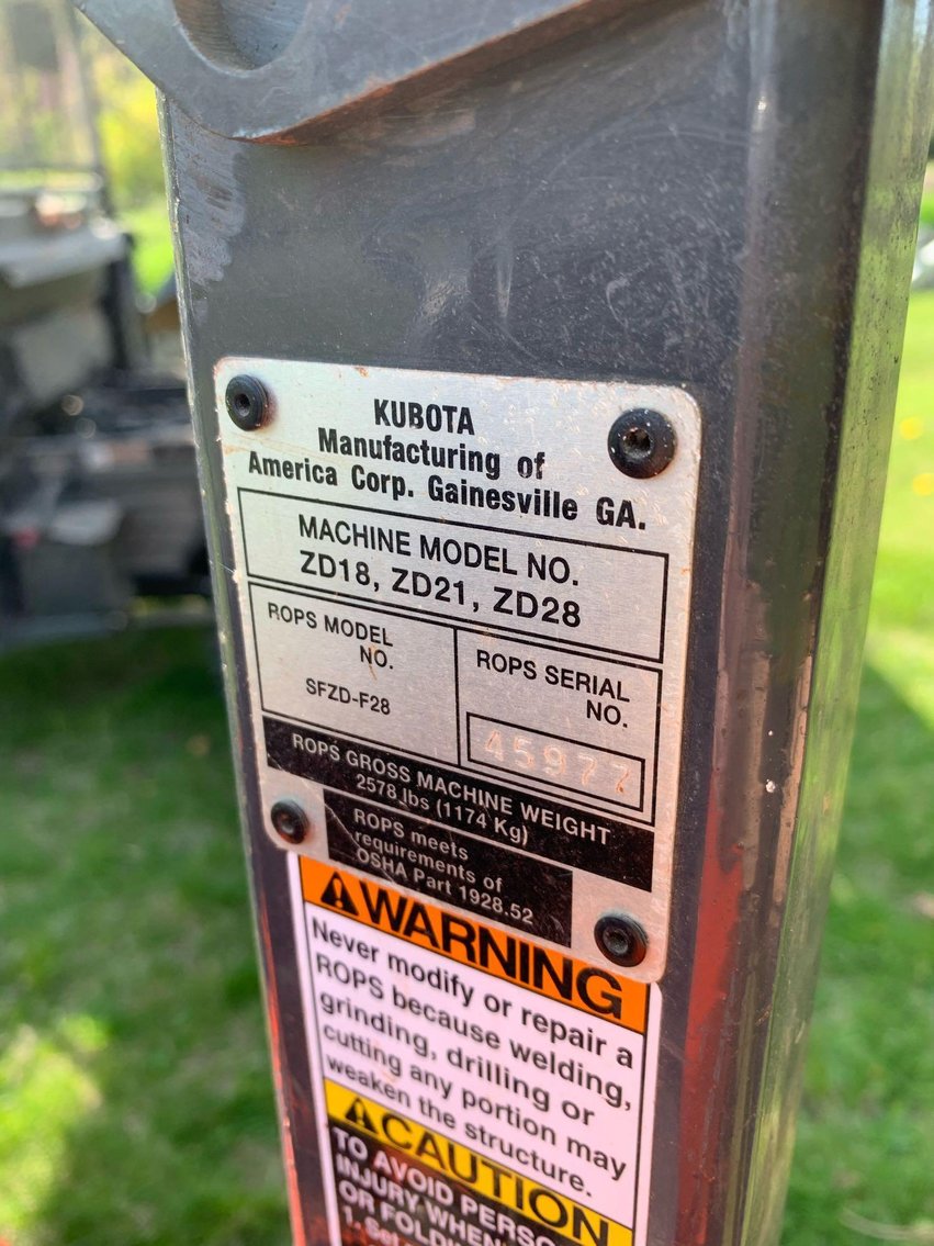 Image for Kubota ZD21 Zero Turn Riding Mower