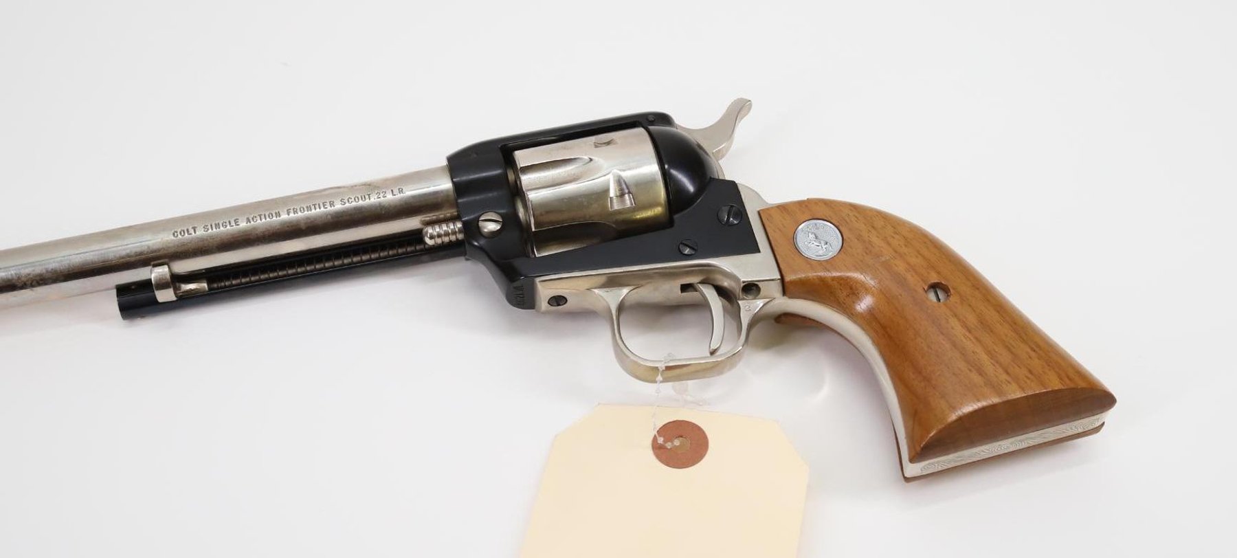 Image for Colt Frontier Scout Lawman Series Wyatt Earp Commemorative Single Action Revolver Cased Set