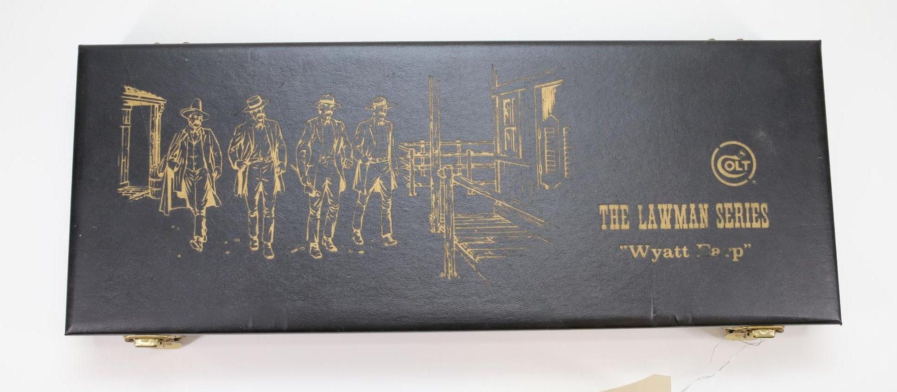 Image for Colt Frontier Scout Lawman Series Wyatt Earp Commemorative Single Action Revolver Cased Set
