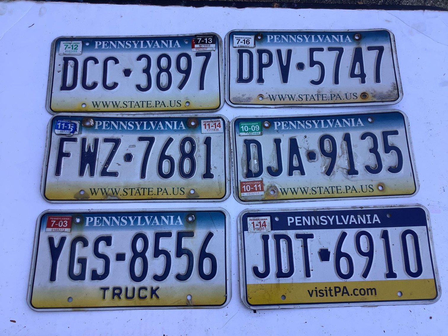Image for Pennsylvania License Plates