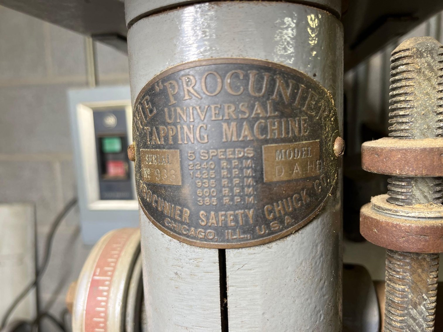 Image for Procunier Universal Tapping Machine