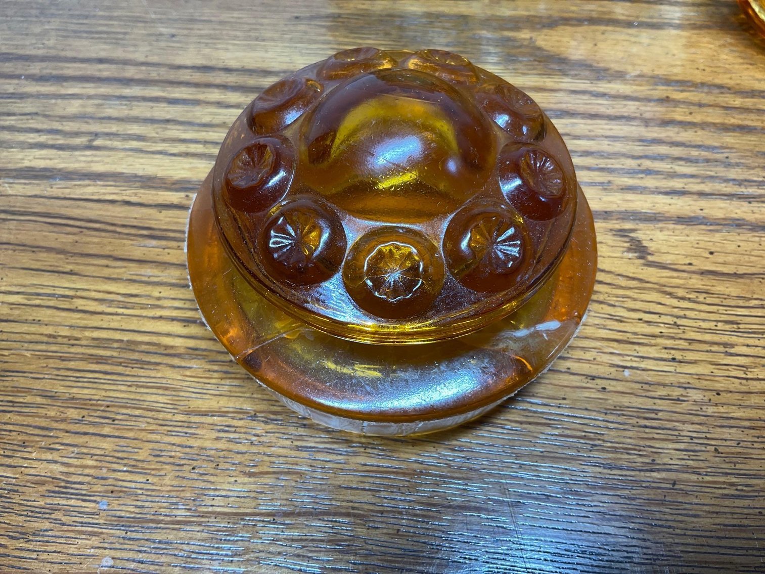 Image for Amber Glass Canisters