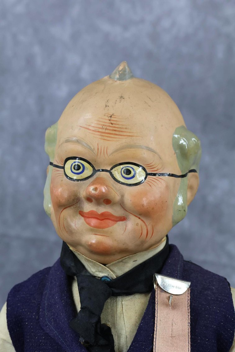 Image for ANTIQUE CHARACTER DOLLS-PAPIER MACHE HEADS.