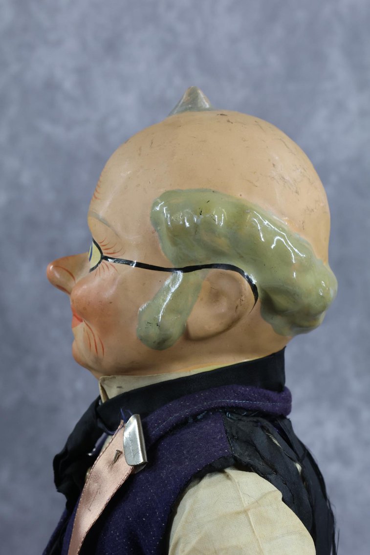 Image for ANTIQUE CHARACTER DOLLS-PAPIER MACHE HEADS.