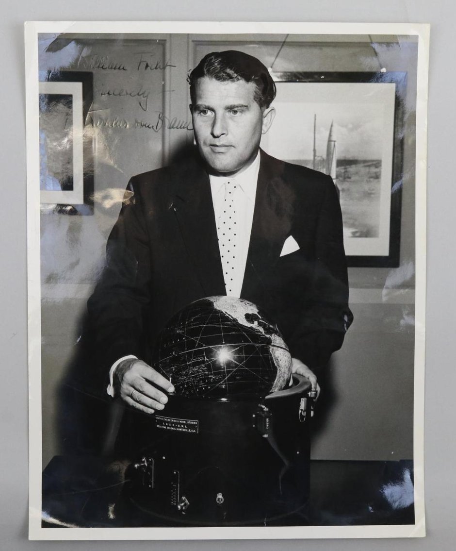 Image for Autograph of German Rocket and NASA Scientist Wernher von Braun