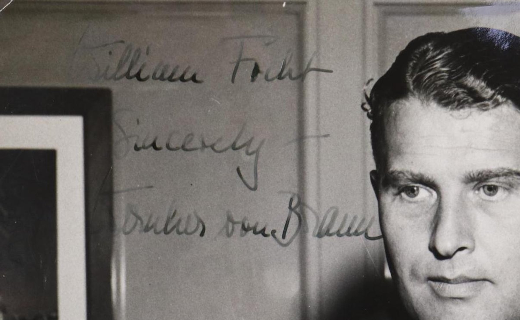 Image for Autograph of German Rocket and NASA Scientist Wernher von Braun