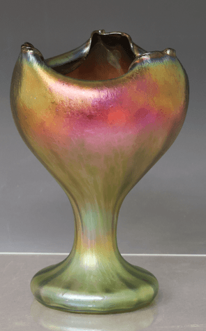 Image for Rindskopf Pepita Iridescent Glass Vase