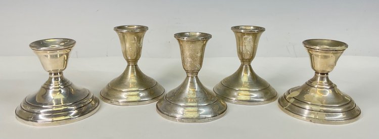 Image for Sterling Silver Candlesticks