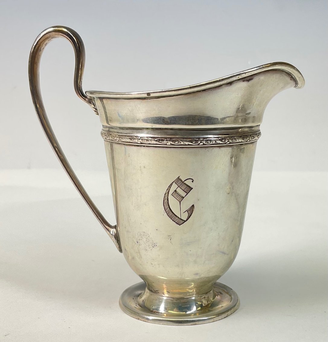 Image for International Sterling Silver Creamer and Sugar