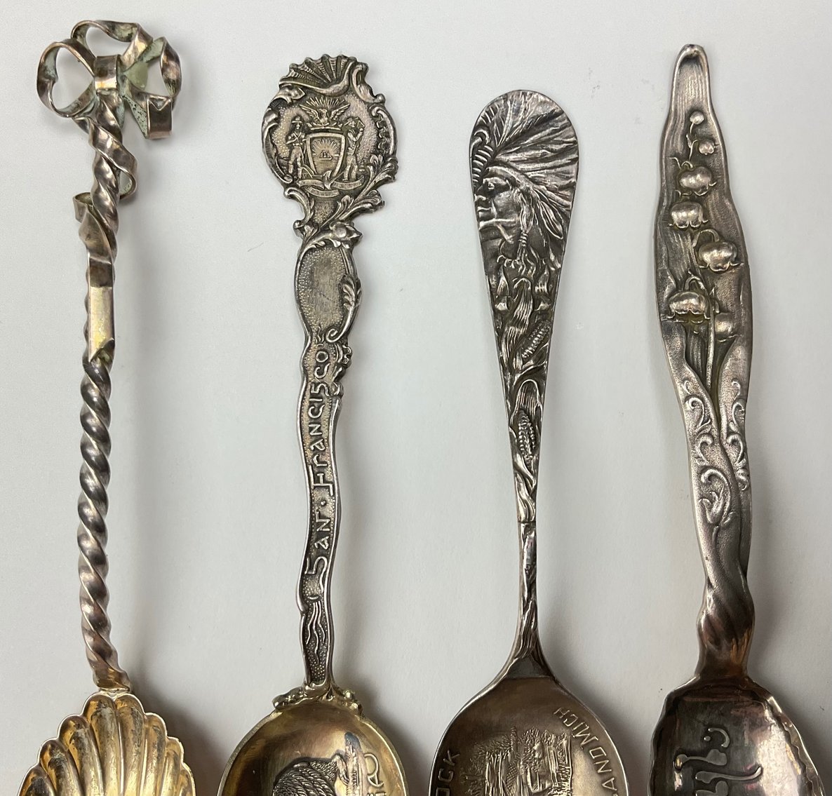 Image for American Sterling Silver Souvenir Spoons