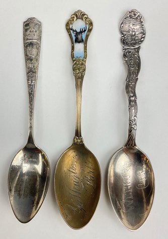 Image for American Sterling Silver Souvenir Spoons