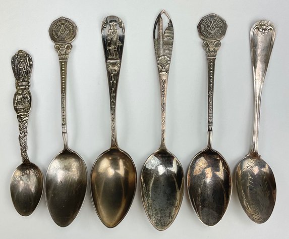 Image for American Sterling Silver Souvenir Spoons