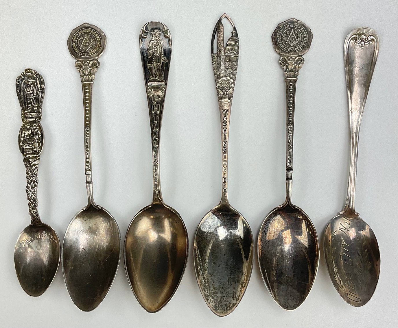 Image for American Sterling Silver Souvenir Spoons