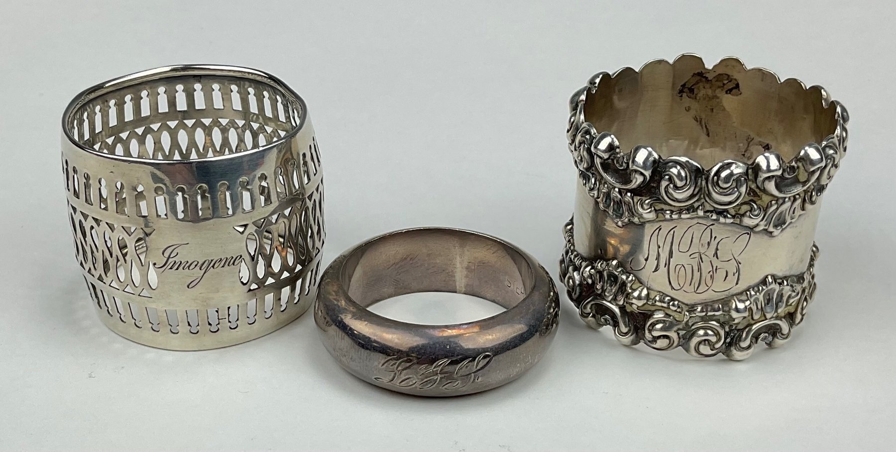 Image for Sterling Silver Napkin Rings