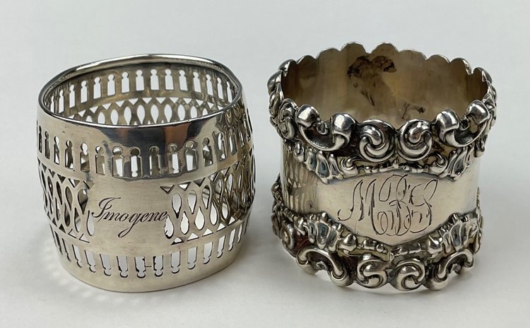 Image for Sterling Silver Napkin Rings