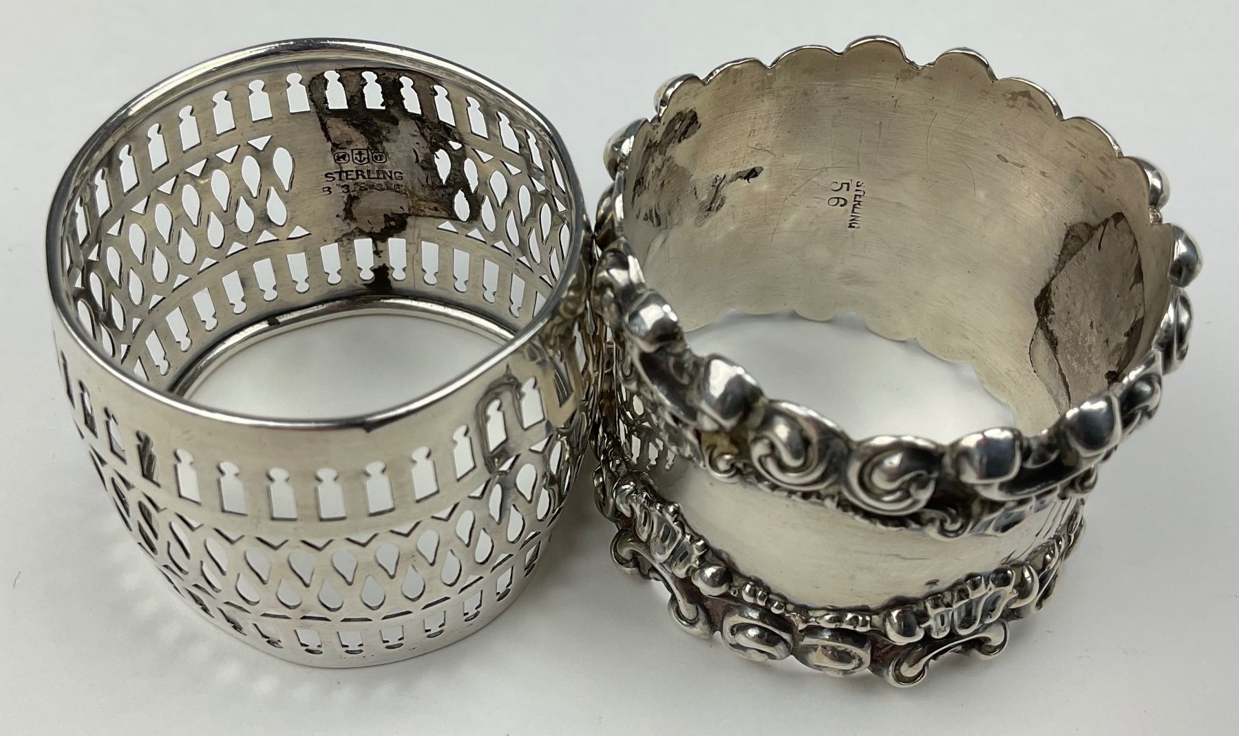 Image for Sterling Silver Napkin Rings