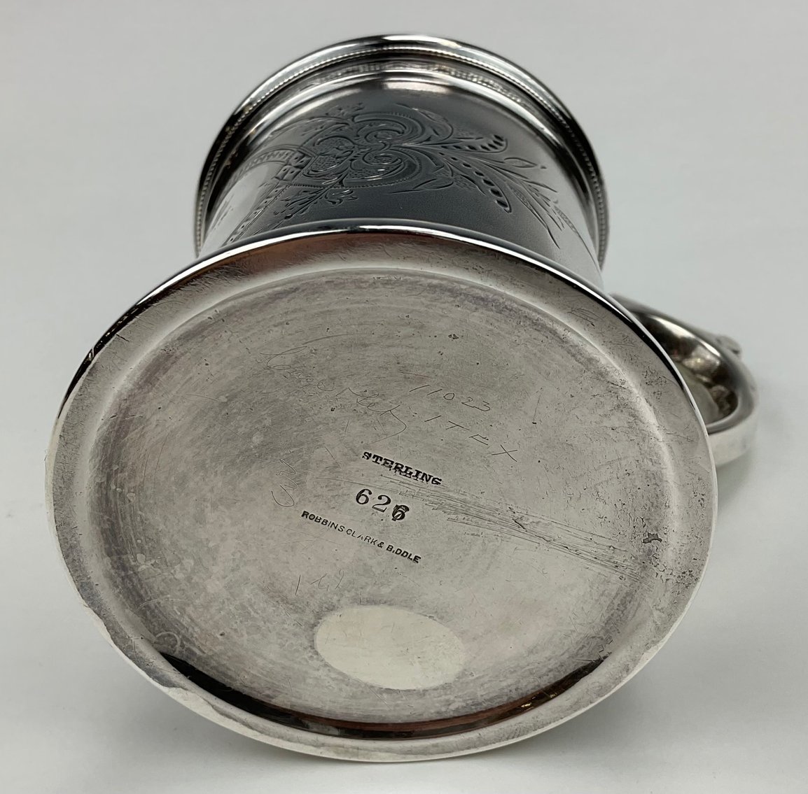 Image for Robbins, Clark and Biddle Sterling Silver Mug