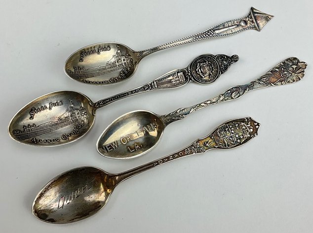 Image for American and Canadian Sterling Silver Souvenir Spoons