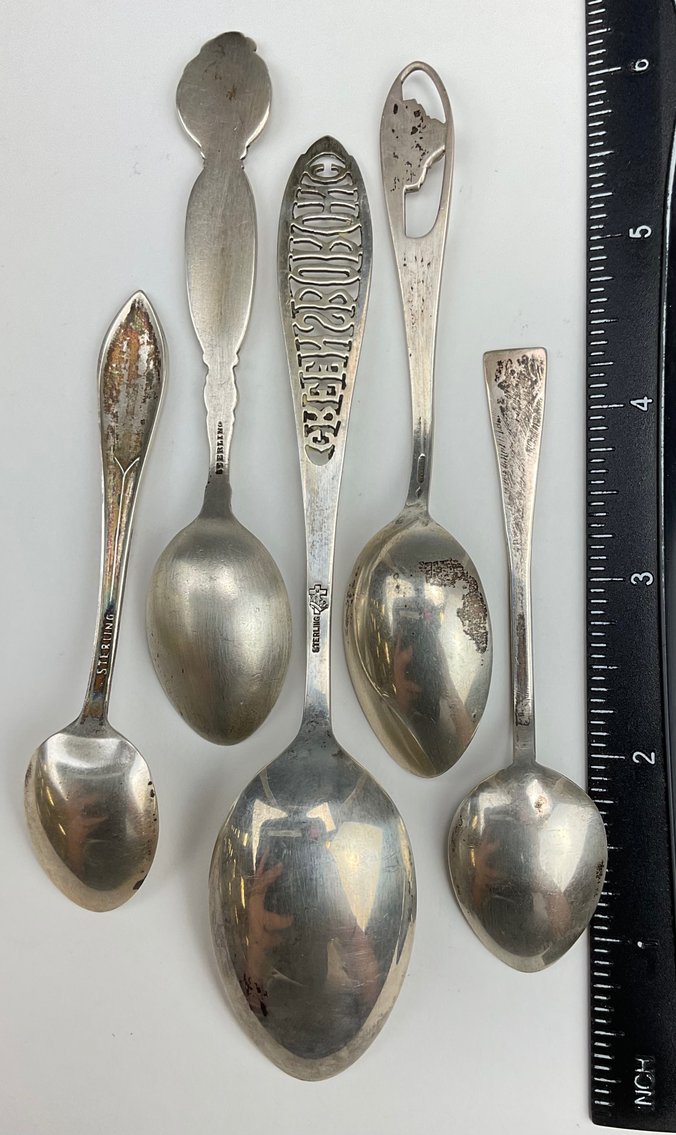 Image for American and Canadian Sterling Silver Souvenir Spoons