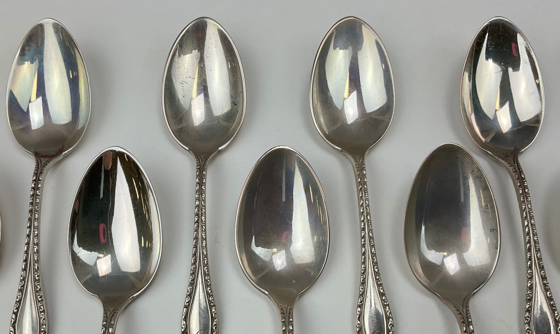 Image for Hamilton and Diesinger Sterling Silver Teaspoons