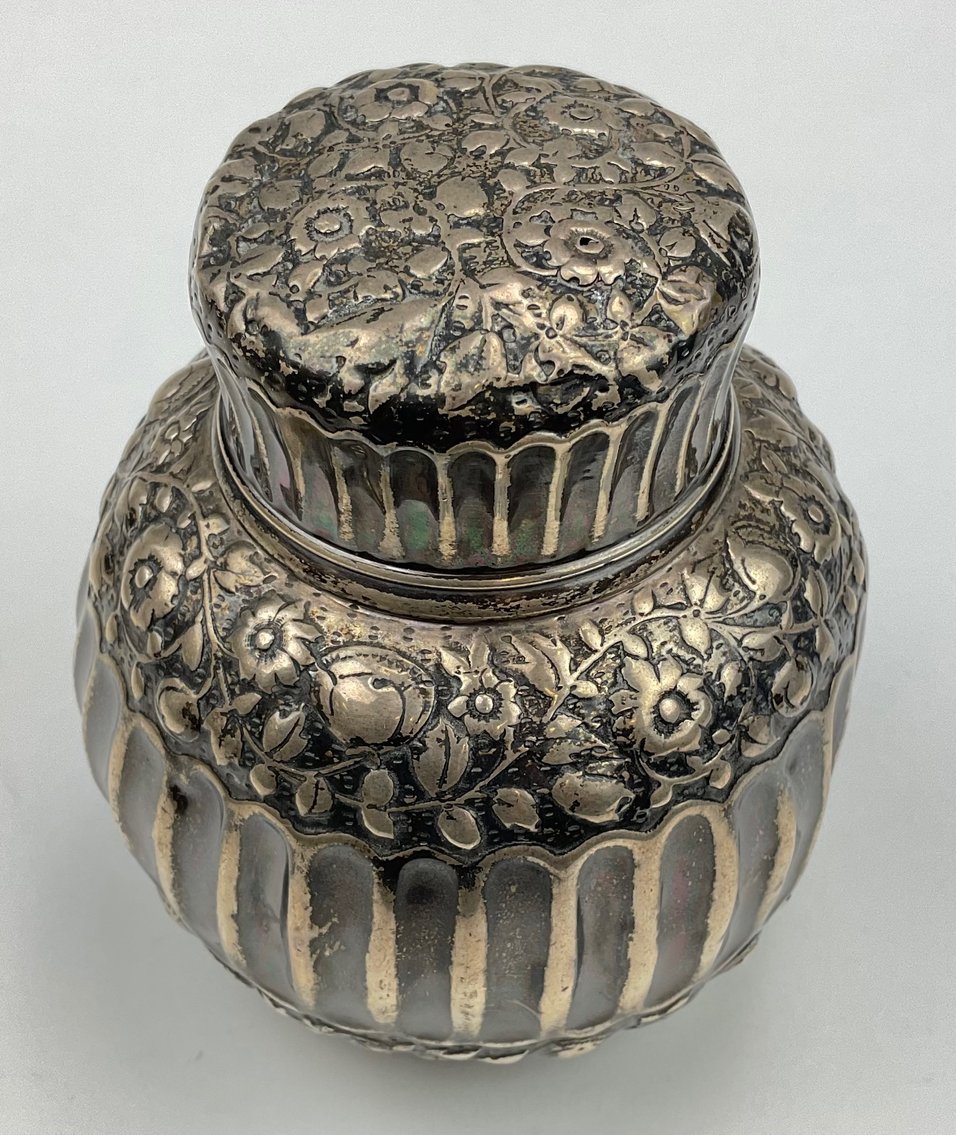 Image for Tiffany Sterling Silver Tea Caddy