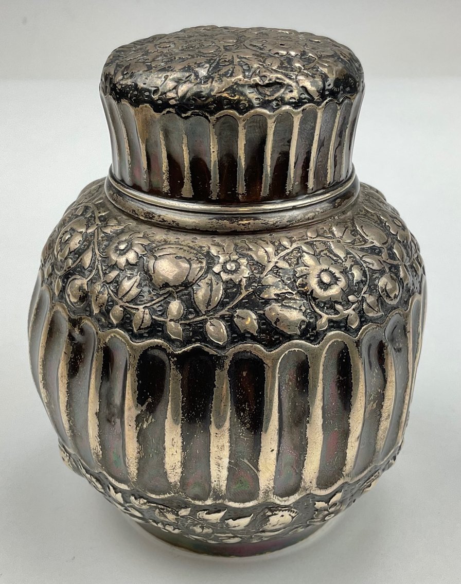Image for Tiffany Sterling Silver Tea Caddy